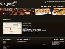 Tablet Screenshot of glshacksgrill.com